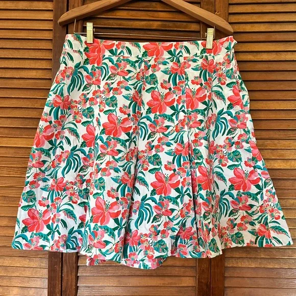Bernie Dexter pinup style hibiscus skort size 1X - Picture 4 of 11